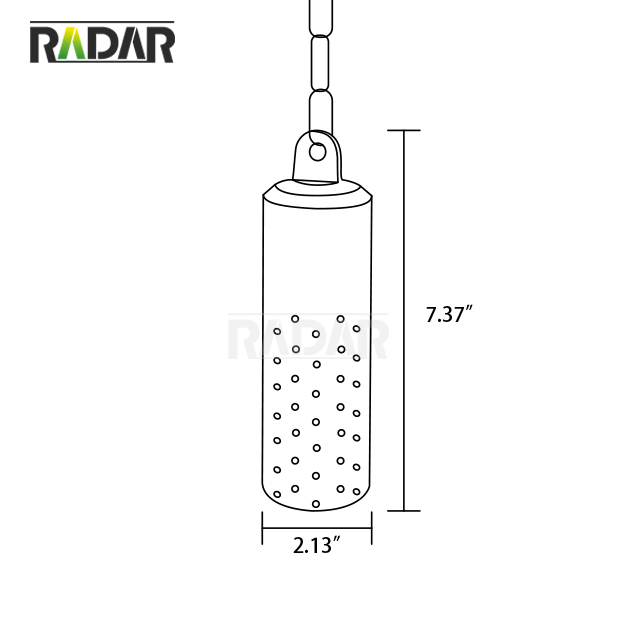 RHL-8402-BBR Lampe suspendue universelle en laiton pour extérieur